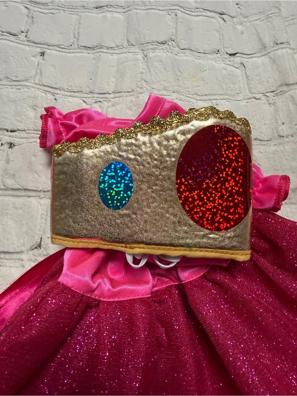 Pet Warrior Pet PRINCESS Costume Dress with Crown.